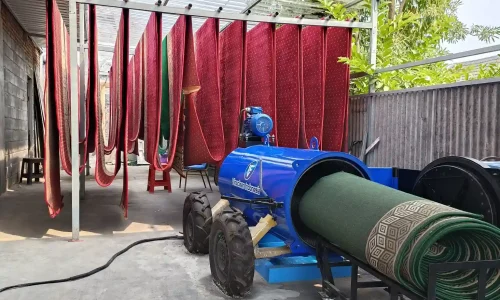 Workshop cuci karpet vinsclean di sidoarjo